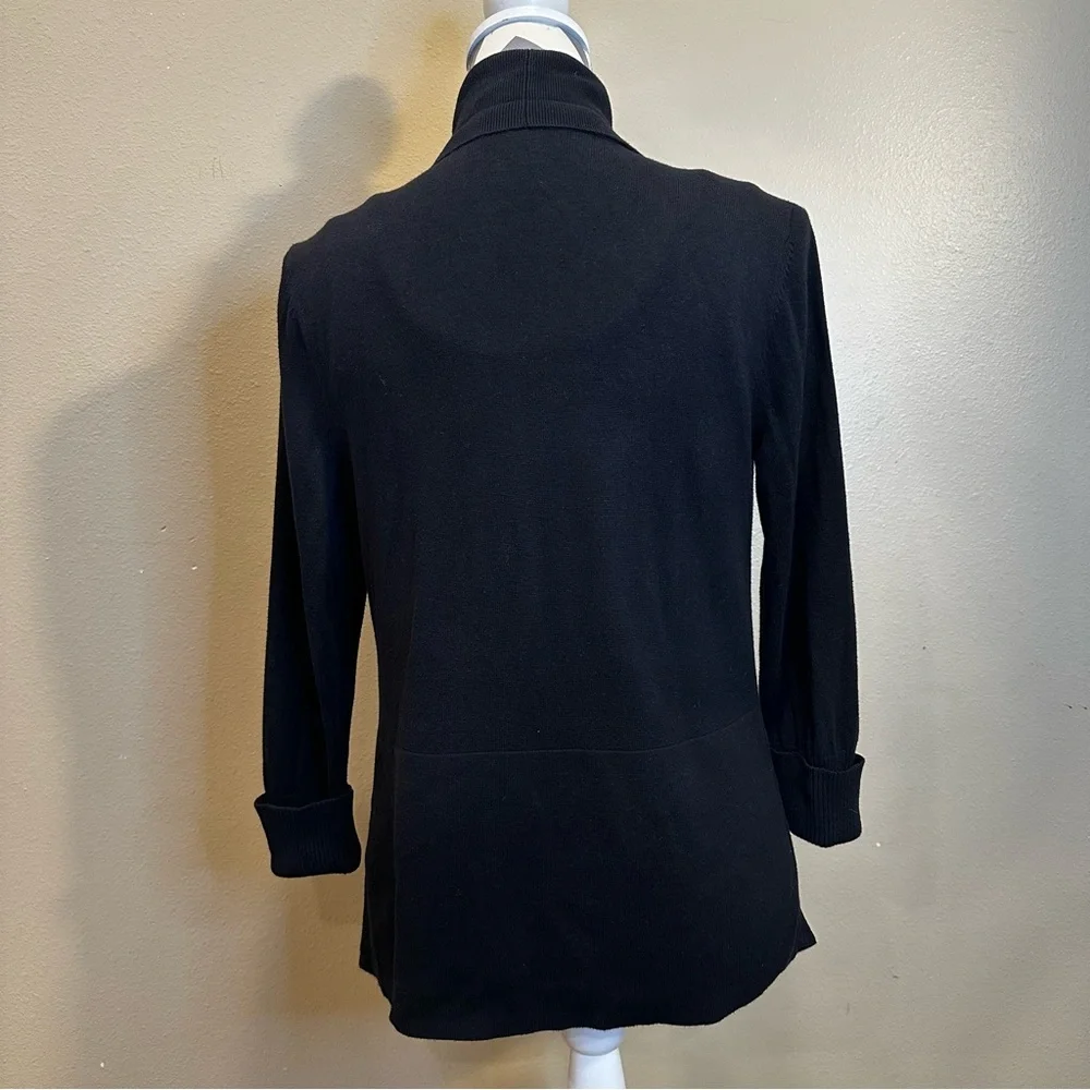 White House Black Market medium black cardigan - Picture 2 of 6